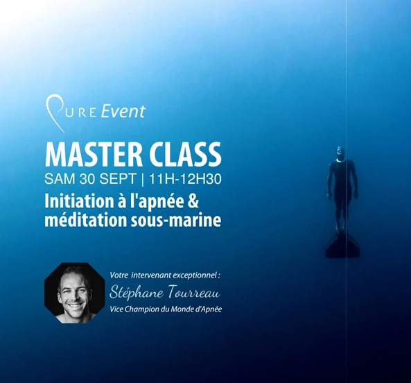 MASTER CLASS - Initiation à l'apnée et la méditation sous-marine